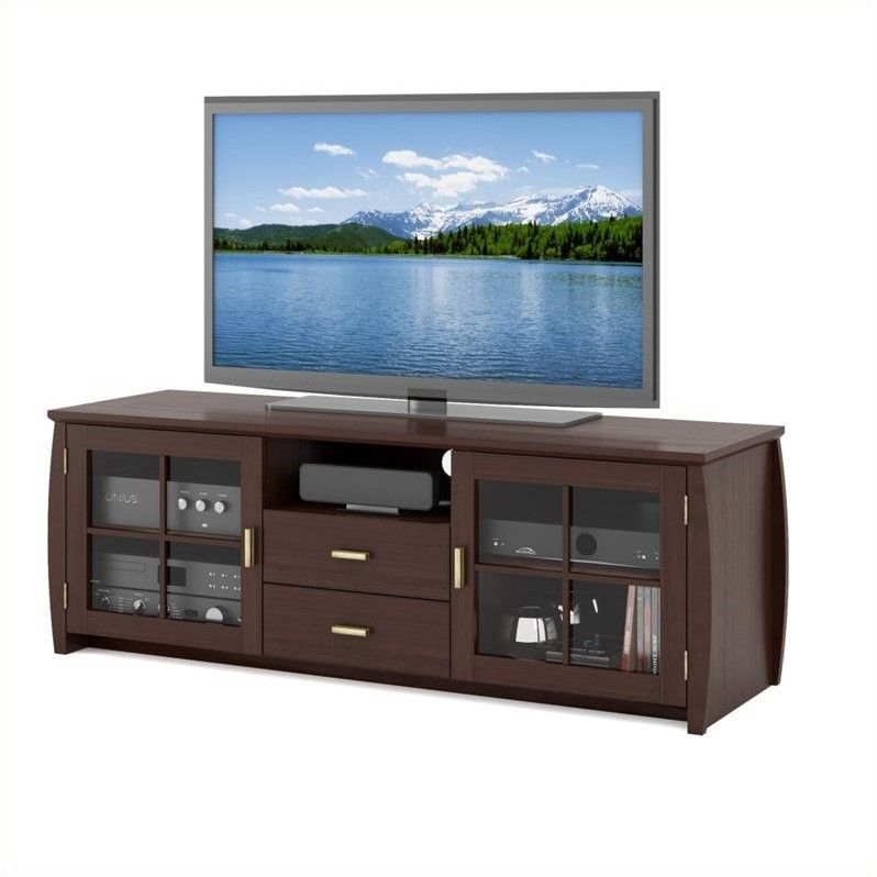 Best Buy: Sonax Tv Stand For Tvs Up To 68" Espresso Wb 1609 Intended For Sonax Tv Stands (View 12 of 15)