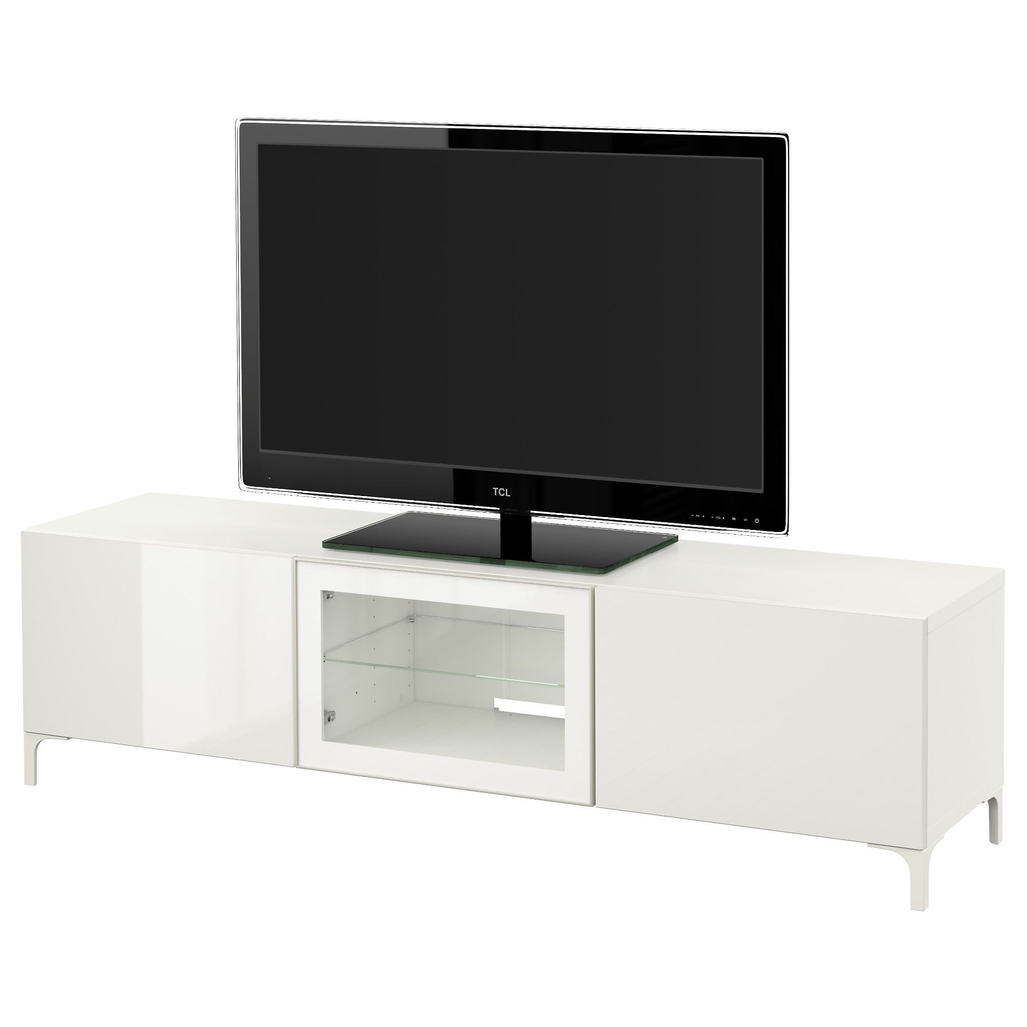 Featured Photo of 15 The Best Ikea White Gloss Tv Units