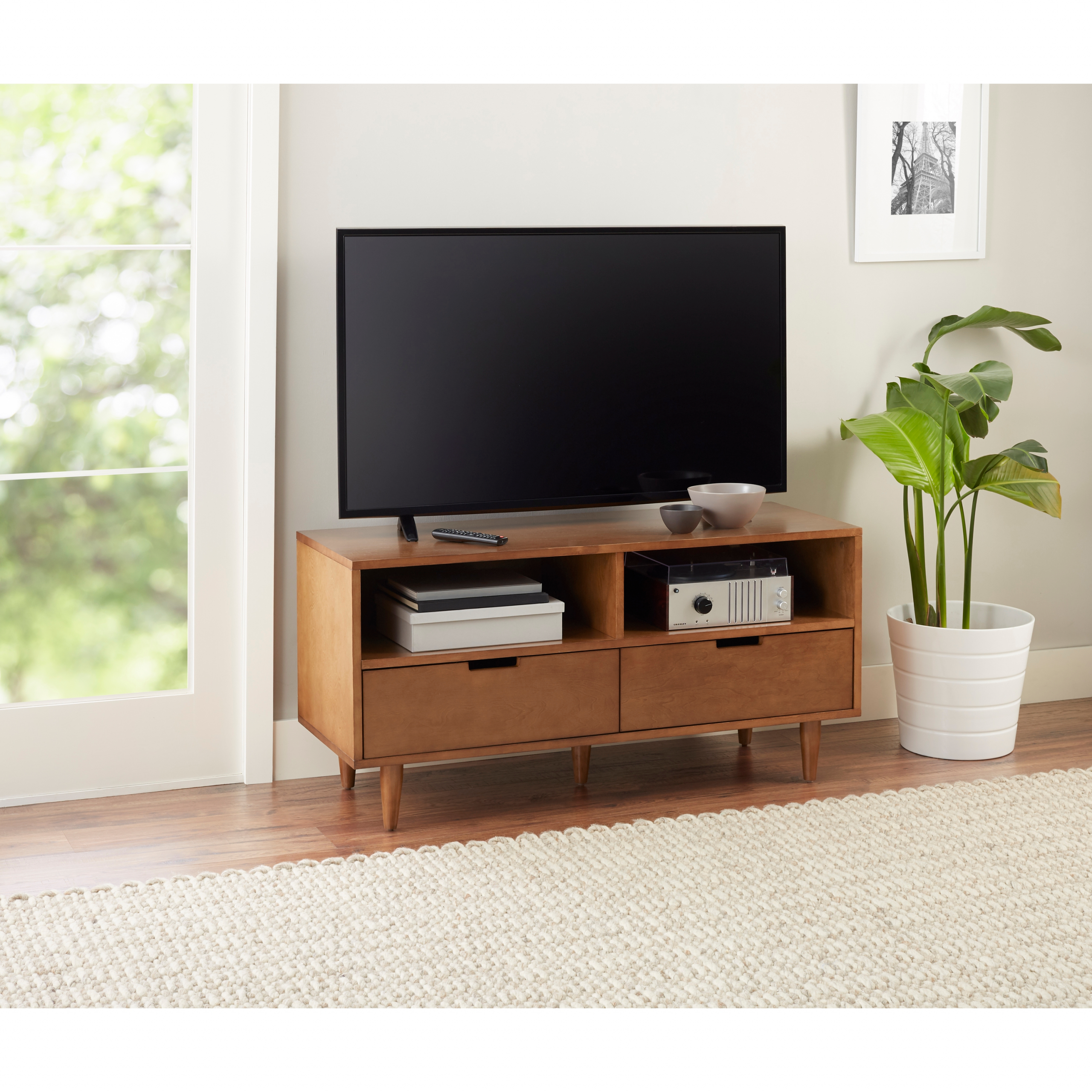 Better Homes & Gardens Flynn Tv Stand For Tvs Up To 55 Inside Mainstays Tv Stands For Tvs With Multiple Colors (View 9 of 15)