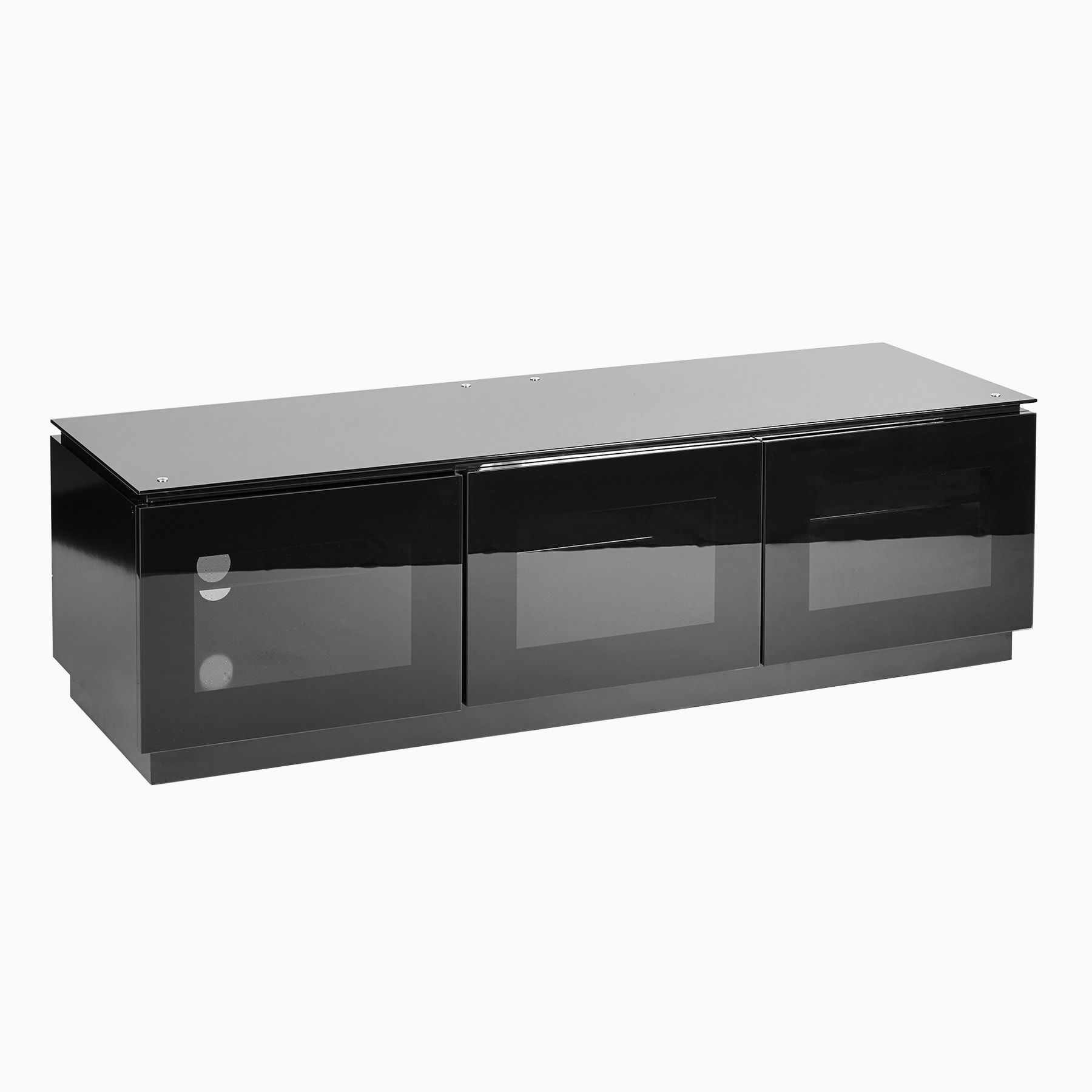 Black Gloss Tv Stand Up To 65 Inch Flat Tv | Mmt D1500 In Black Gloss Tv Stands (View 6 of 15)