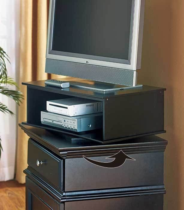 Featured Photo of Top 15 of Turntable Tv Stands