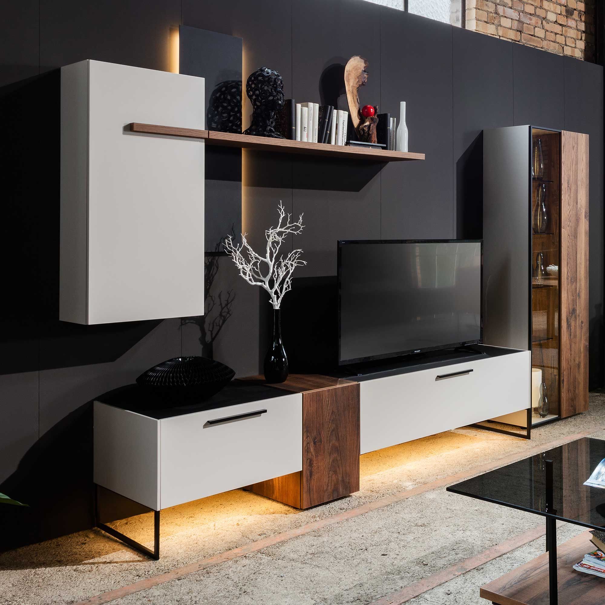 Blogg Tv Wall Unit Available Online At Barker & Stonehouse Pertaining To Tv Units With Storage (View 2 of 15)