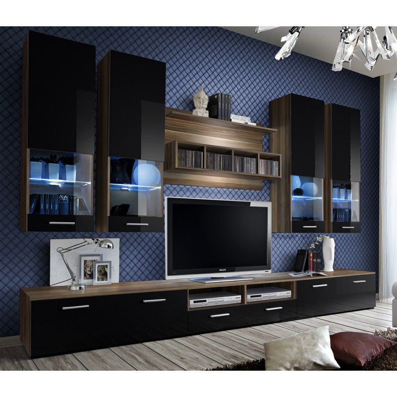 Bmf Dorade Iii Wall Unit 300cm Wide Tv Stand Display Glass Regarding Tv Stand 100cm Wide (View 3 of 15)