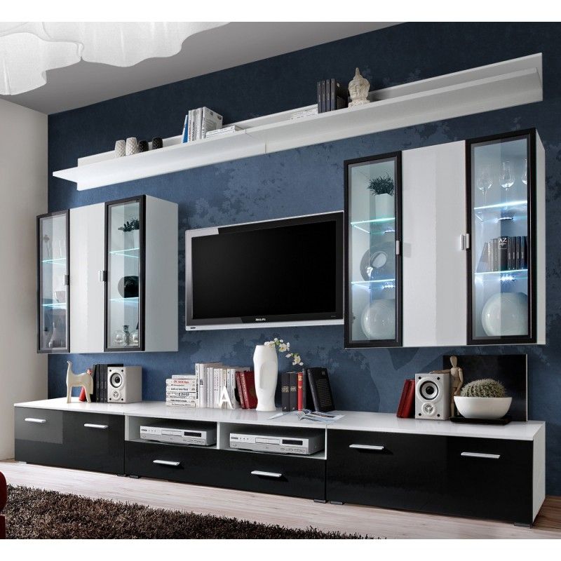 Bmf Iceland Back Wall Unit 300cm Wide Tv Stand Display With Regard To Tv Stand 100cm Wide (View 6 of 15)