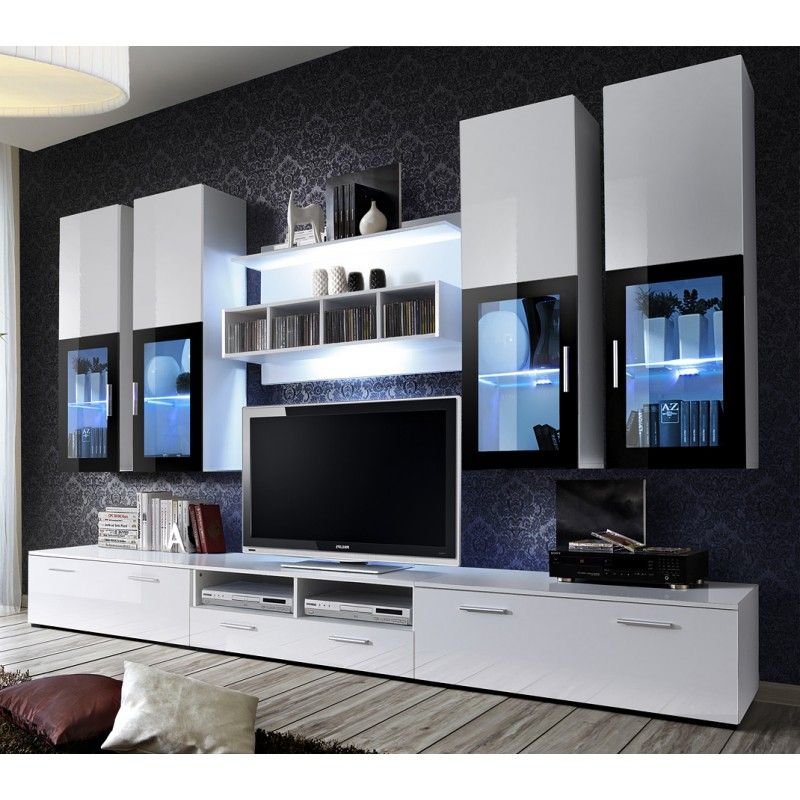 Bmf Lyra Iii Wall Unit 300cm Wide Tv Stand Display Glass Regarding Tv Stand 100cm Wide (View 12 of 15)