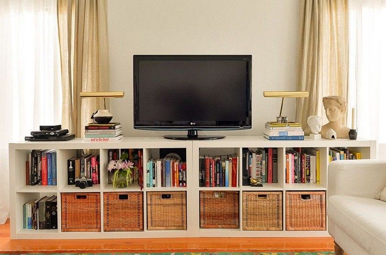 Bookcase Tv Stand Designs – Thebestwoodfurniture Inside Alden Design Wooden Tv Stands With Storage Cabinet Espresso (View 12 of 15)