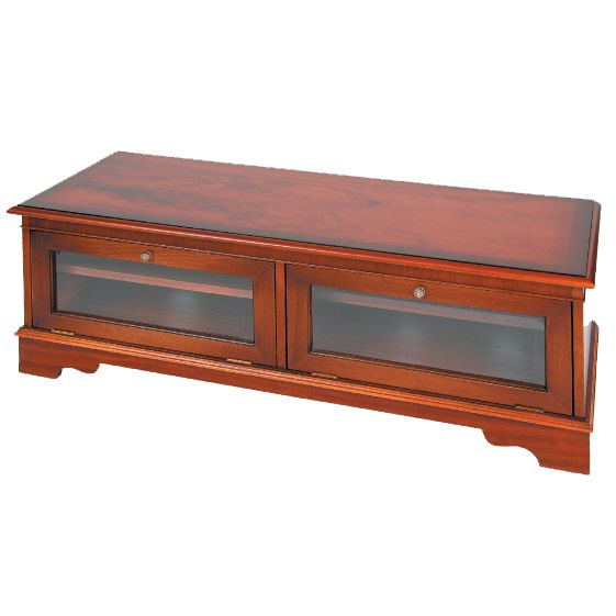 Bradley Mahogany 924 Wide Screen Tv Stand – Tr Hayes Regarding Wide Screen Tv Stands (Photo 11 of 15)