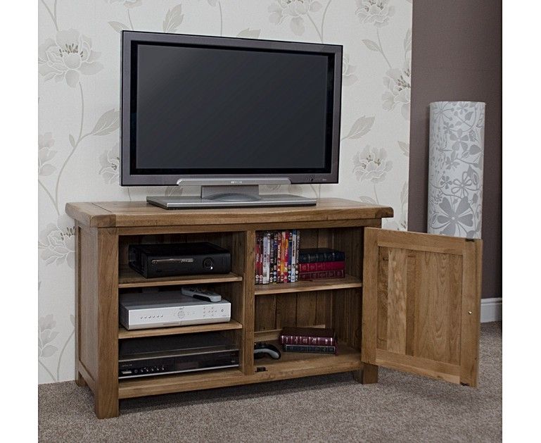 Bramley Oak Tv Cabinet For Santana Oak Tv Furniture (View 3 of 15)
