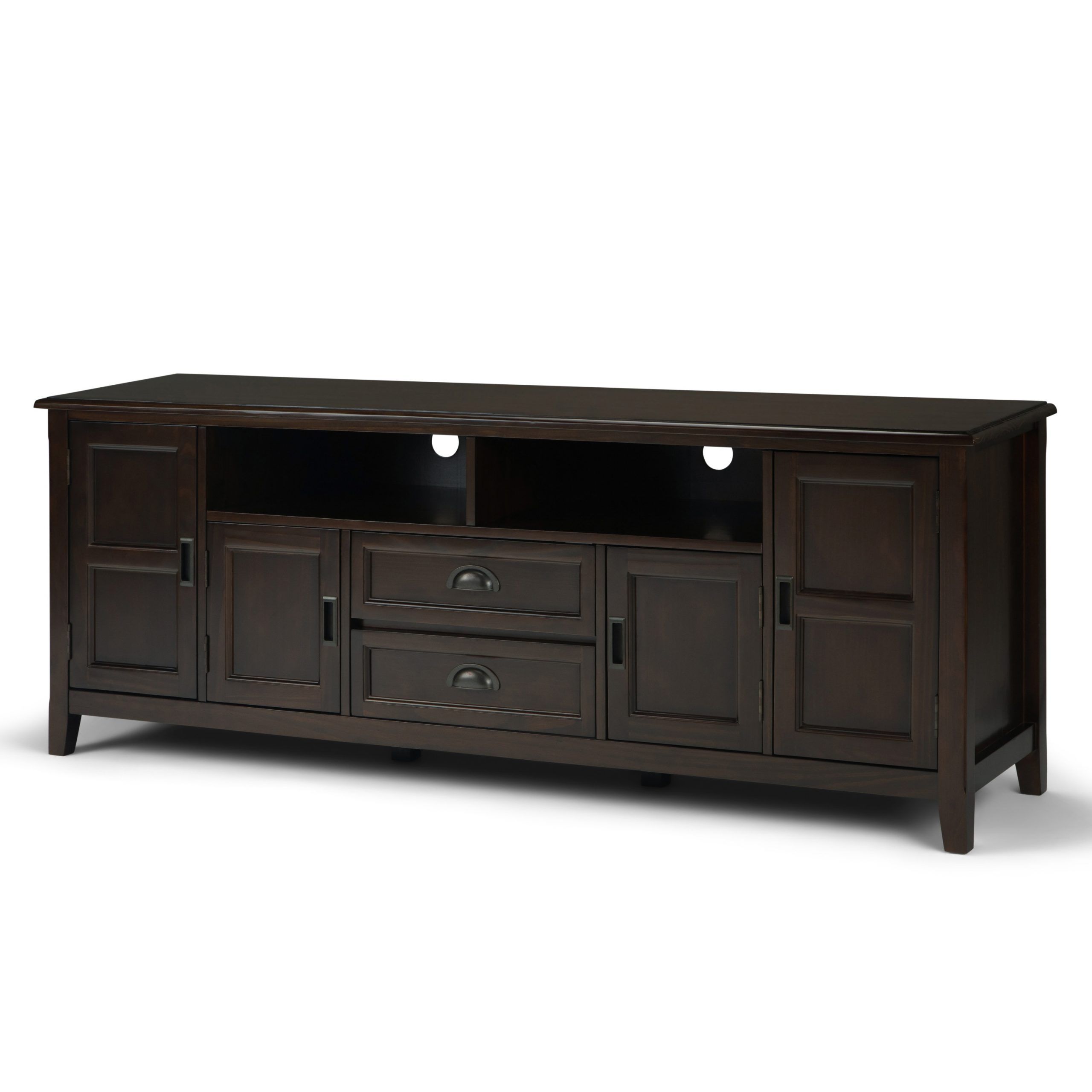 Brooklyn + Max Berkshire Solid Wood 72 Inch Wide With Anya Wide Tv Stands (Photo 14 of 15)