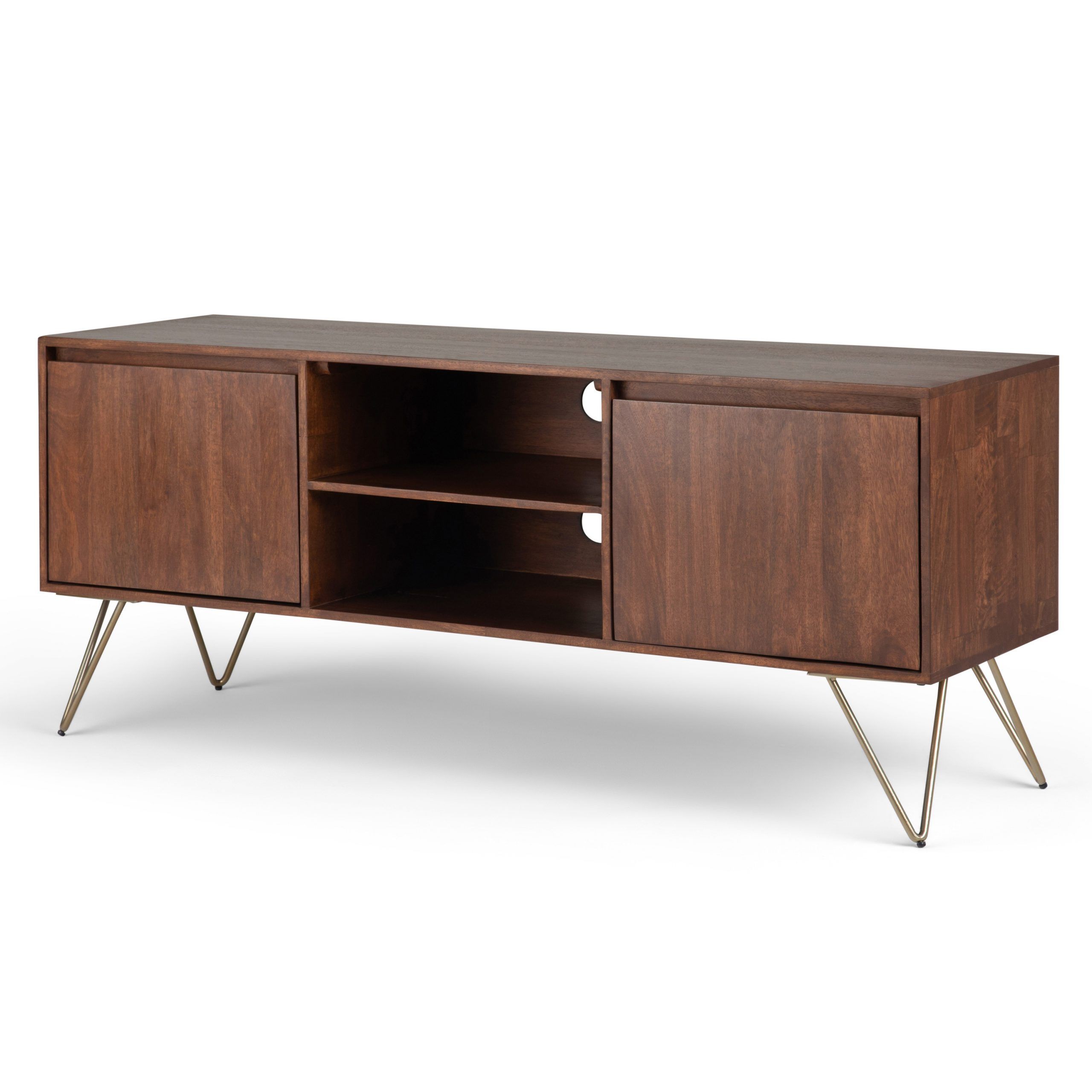 Brooklyn + Max Diaz Solid Mango Wood 60 Inch Wide Within Mango Tv Stands (View 1 of 15)
