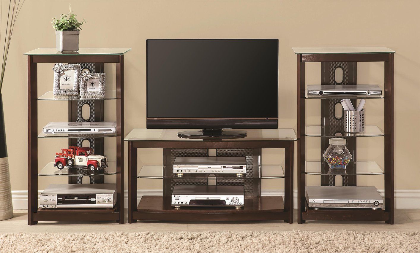 Brown Glass Tv Stand – Steal A Sofa Furniture Outlet Los For Brown Tv Stands (Photo 14 of 15)