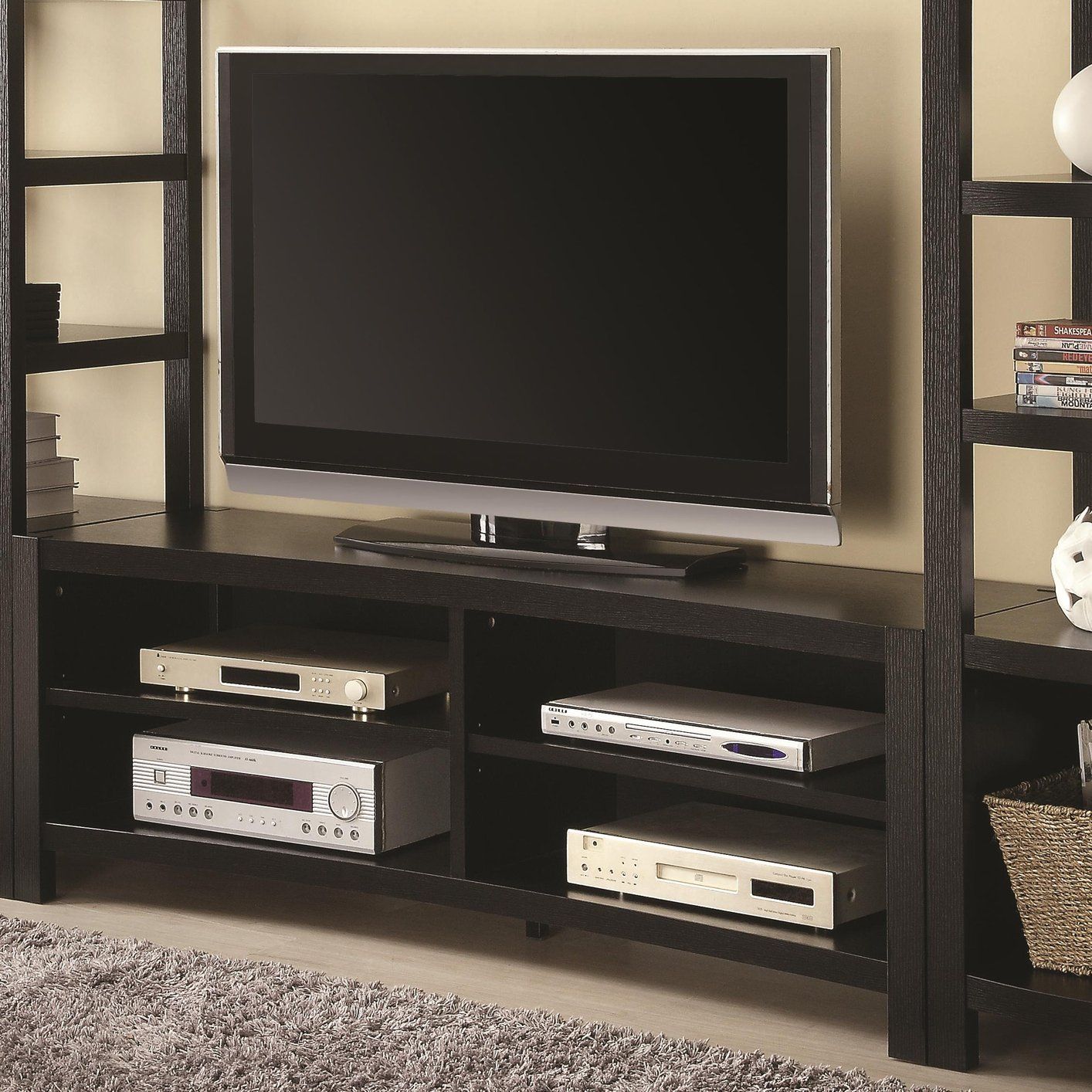 Brown Wood Tv Stand – Steal A Sofa Furniture Outlet Los Inside Harveys Wooden Tv Stands (View 10 of 15)
