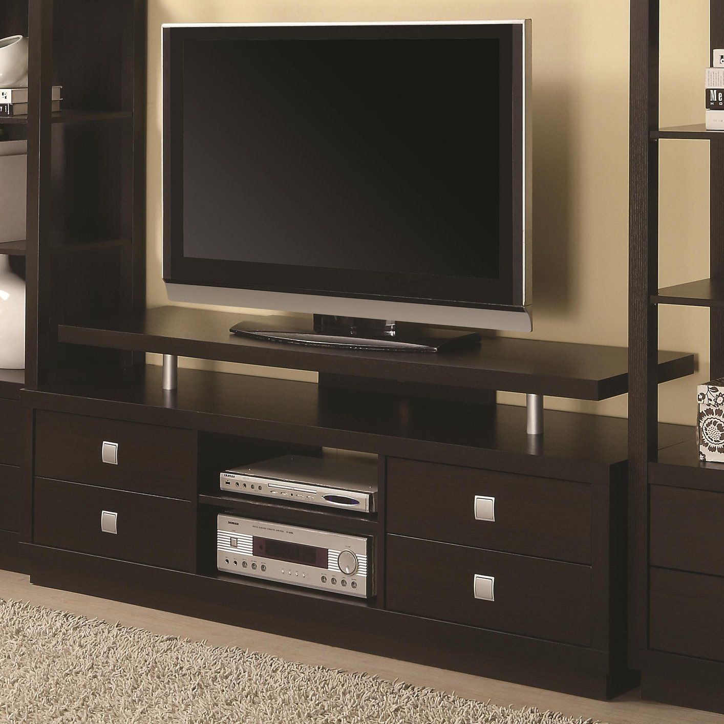 Brown Wood Tv Stand – Steal A Sofa Furniture Outlet Los With Harveys Wooden Tv Stands (View 8 of 15)