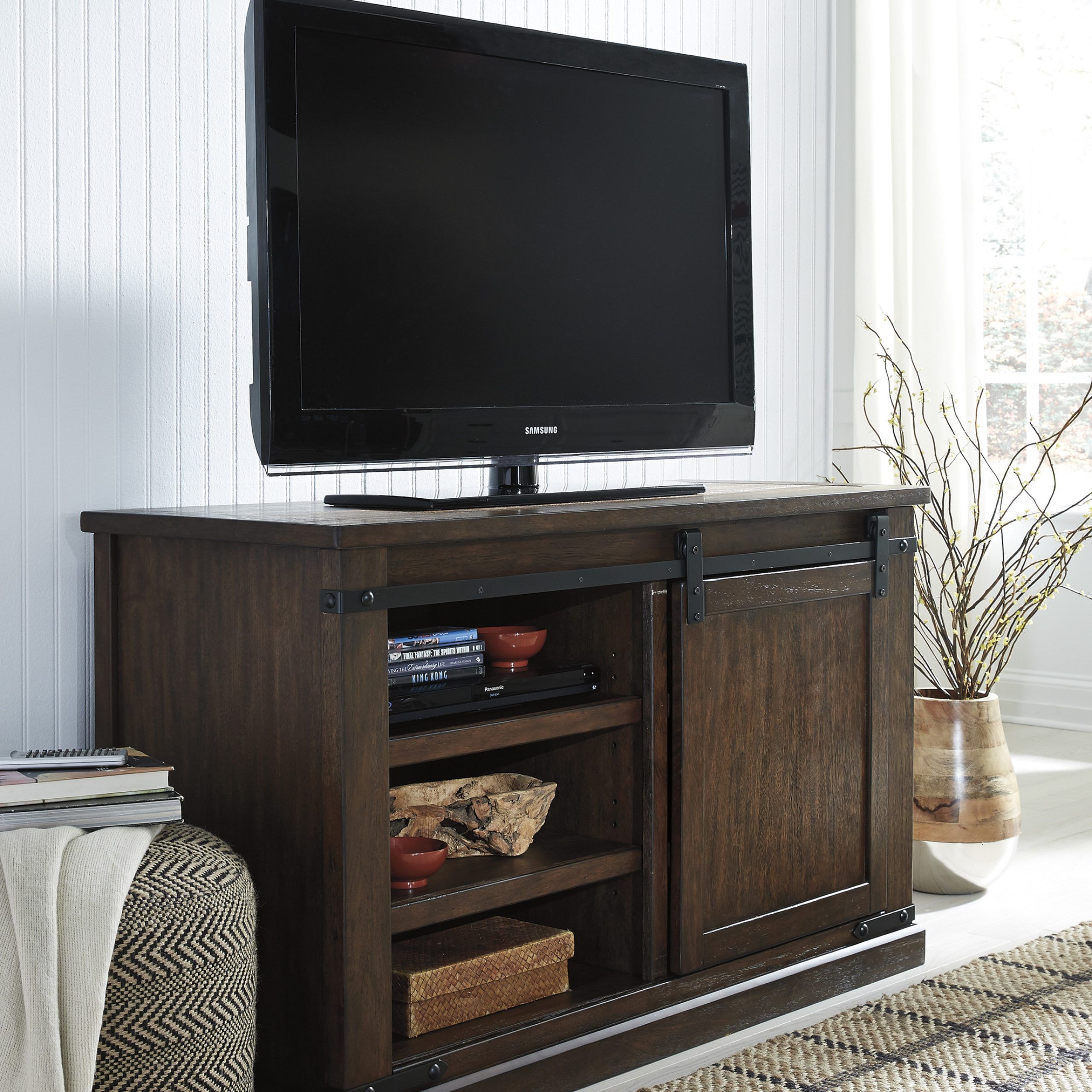 Budmore Extra Large Tv Stand | Freedom Rent To Own Inside Country Style Tv Stands (View 9 of 15)