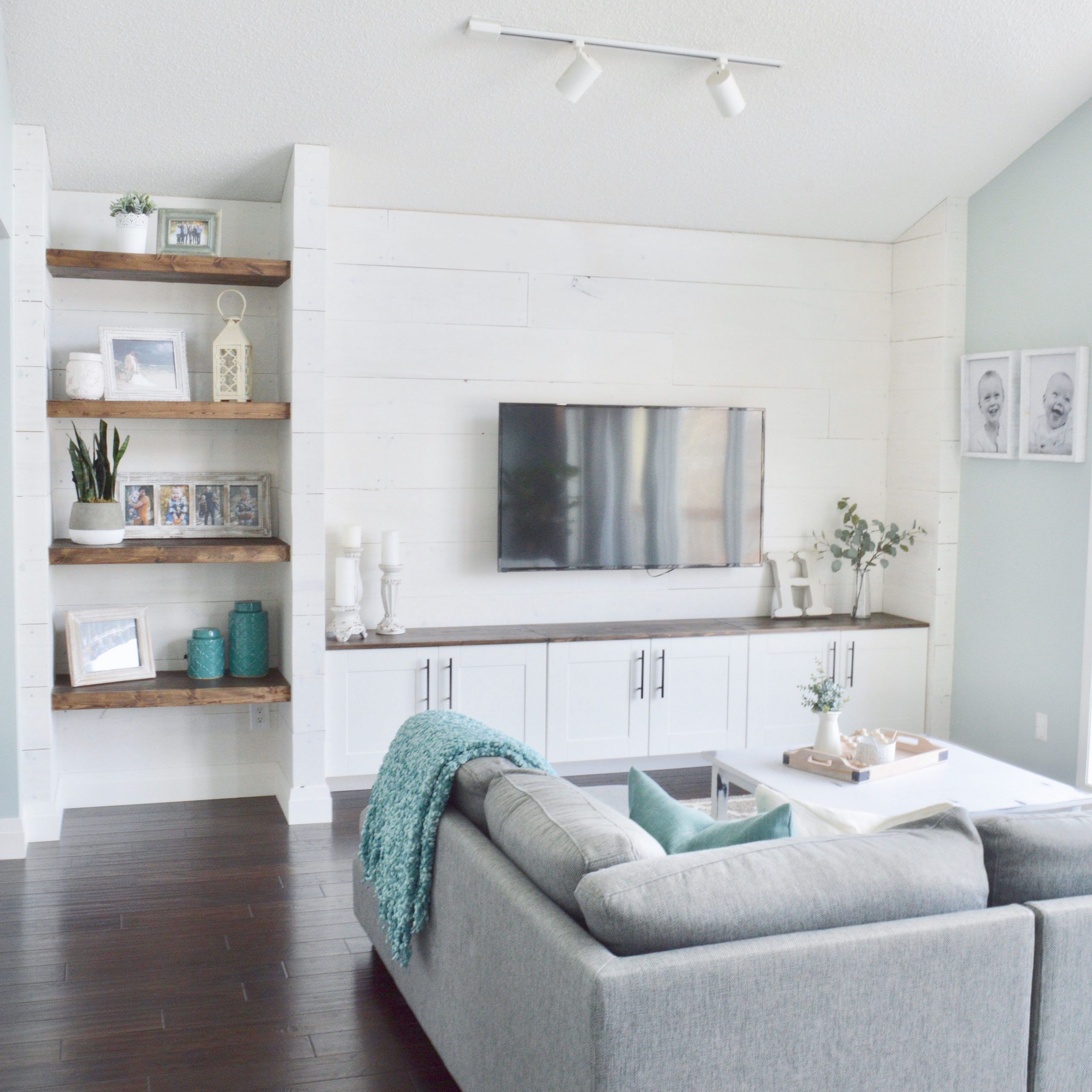Build Your Own Shiplap Wall Unit (View 10 of 15)