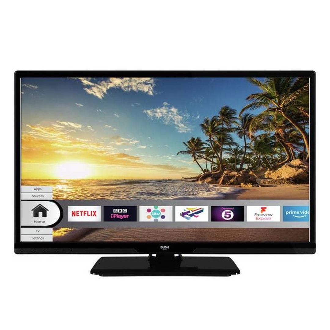 Bush Dled24hdsdvd 24 Inch Smart Hd Ready Led Tv Dvd Combi Regarding 24 Inch Led Tv Stands (Photo 5 of 15)