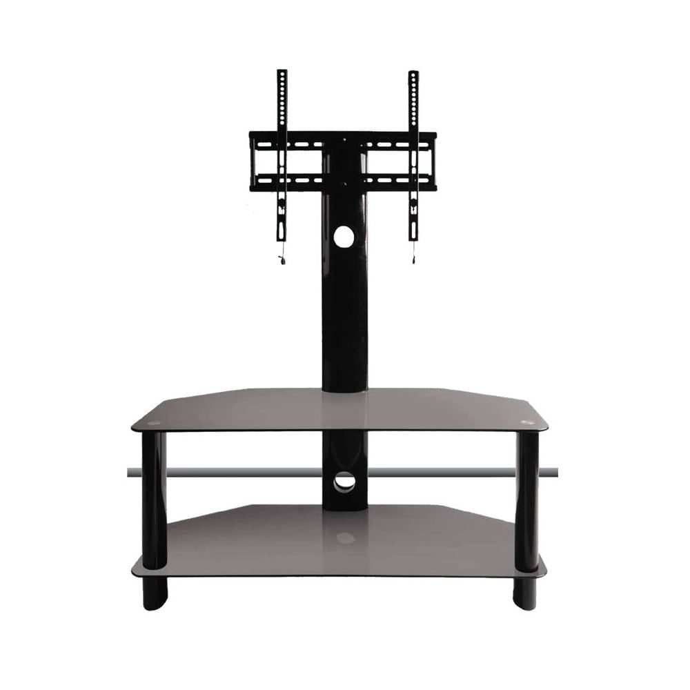 Buy 50" Glass Tv Stand With Bracket Intended For Bracketed Tv Stands (View 13 of 15)