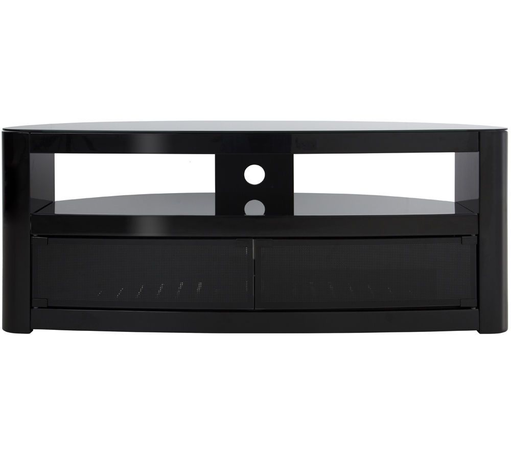 Buy Avf Burghley 1250 Mm Tv Stand – Black | Free Delivery In Opod Tv Stand Black (Photo 10 of 15)
