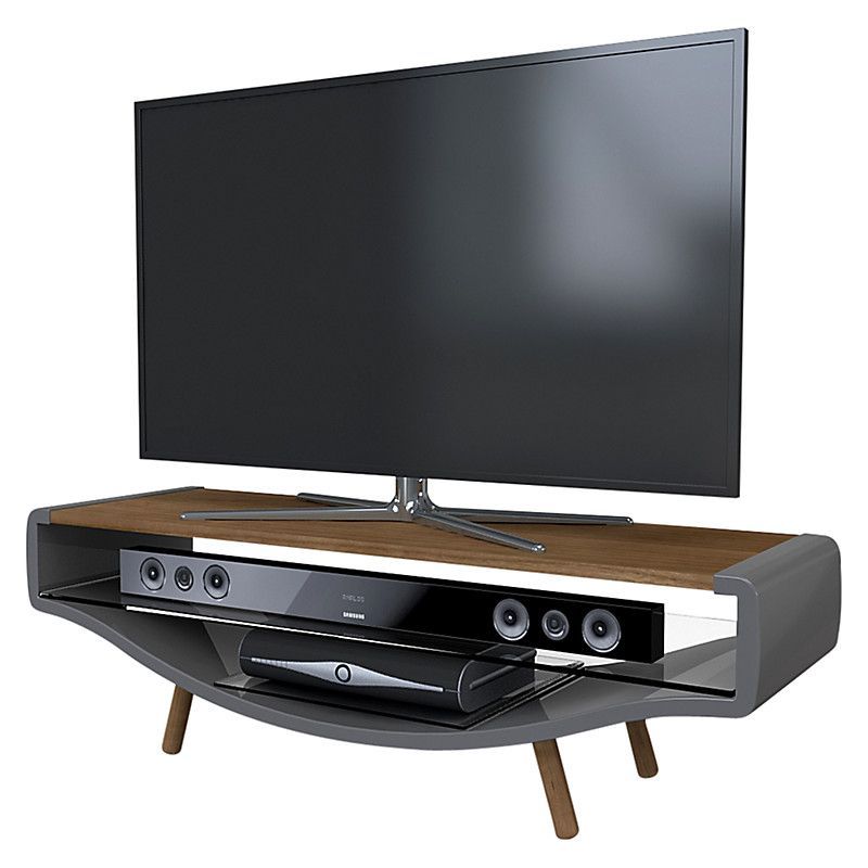 Buy Techlink Kv120 Kurve Tv Stand For Tvs Up To 60" | John Throughout Techlink Pm160w Panorama Tv Stand (View 3 of 15)