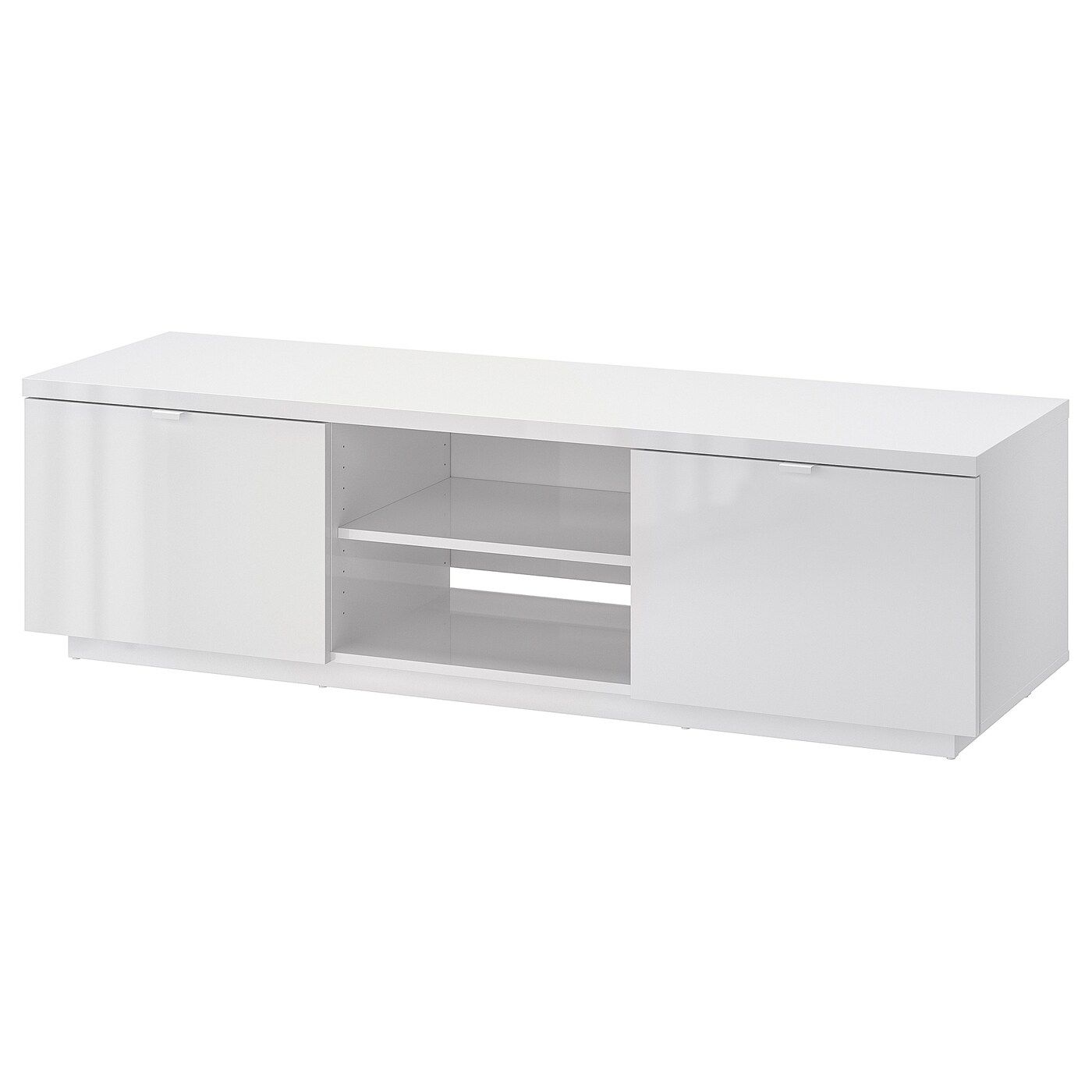 Byås Tv Unit, High Gloss White, 63x16 1/2x17 3/4" – Ikea Intended For High Gloss Tv Bench (View 10 of 15)