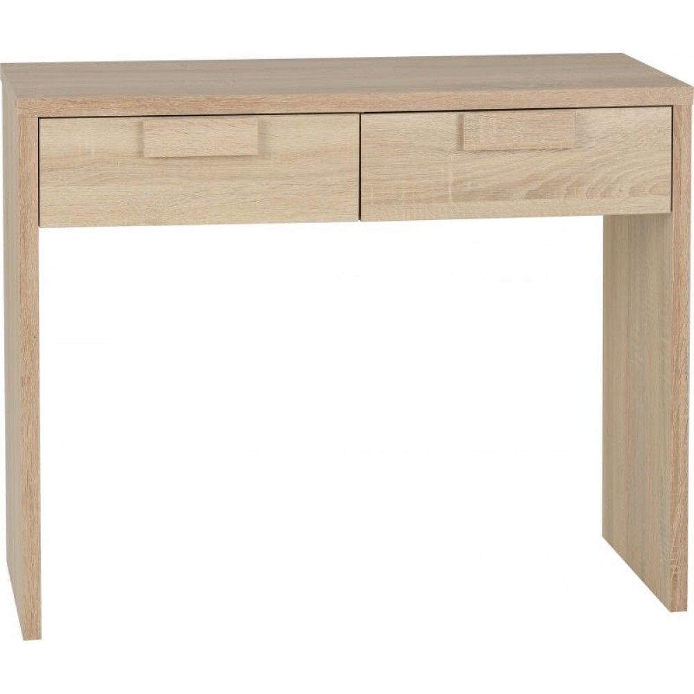 Cambourne 2 Drawer Dressing Table In Sonoma Oak Effect Veneer For Cambourne Tv Stands (View 15 of 15)