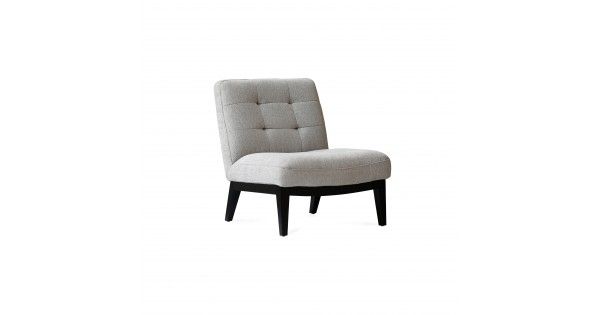 Canyon Lounge Chair Light Grey Fabric Regarding Antonio Light Gray Leather Sofas (View 5 of 15)