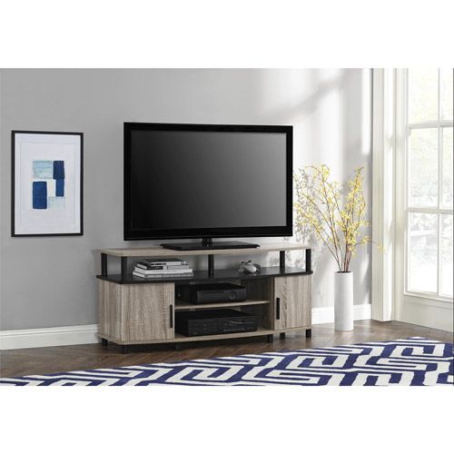 Carson Tv Stand, For Tvs Up To 50", Multiple Finishes Pertaining To Ameriwood Home Carson Tv Stands With Multiple Finishes (View 2 of 15)