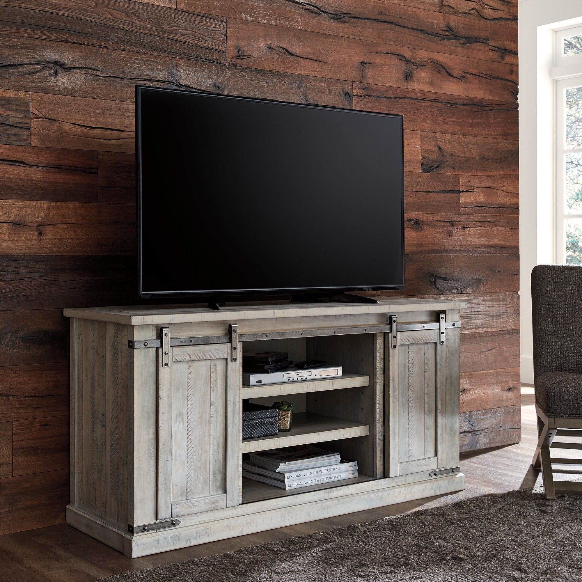 Carynhurst Large 60 Inch Tv Stand – Bernie & Phyl's For Evelynn Tv Stands For Tvs Up To 60&quot; (View 7 of 15)