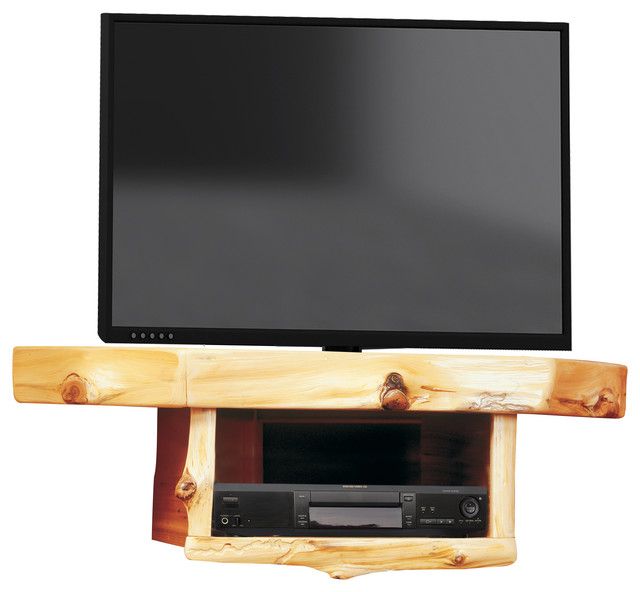 Cedar Corner Tv Shelf With Dvd/dvr Shelf – Rustic Pertaining To Dvd Tv Stands (Photo 12 of 15)