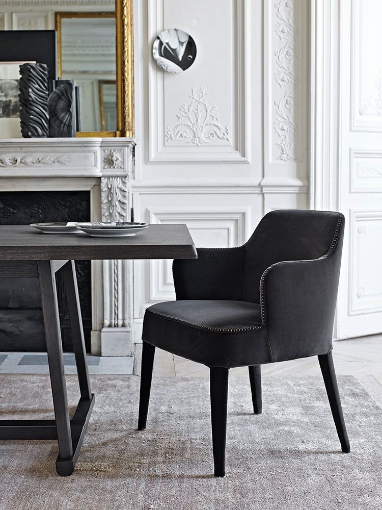 Chair: Febo – Collection: Maxalto – Design: Antonio Intended For Antonio Light Gray Leather Sofas (Photo 13 of 15)
