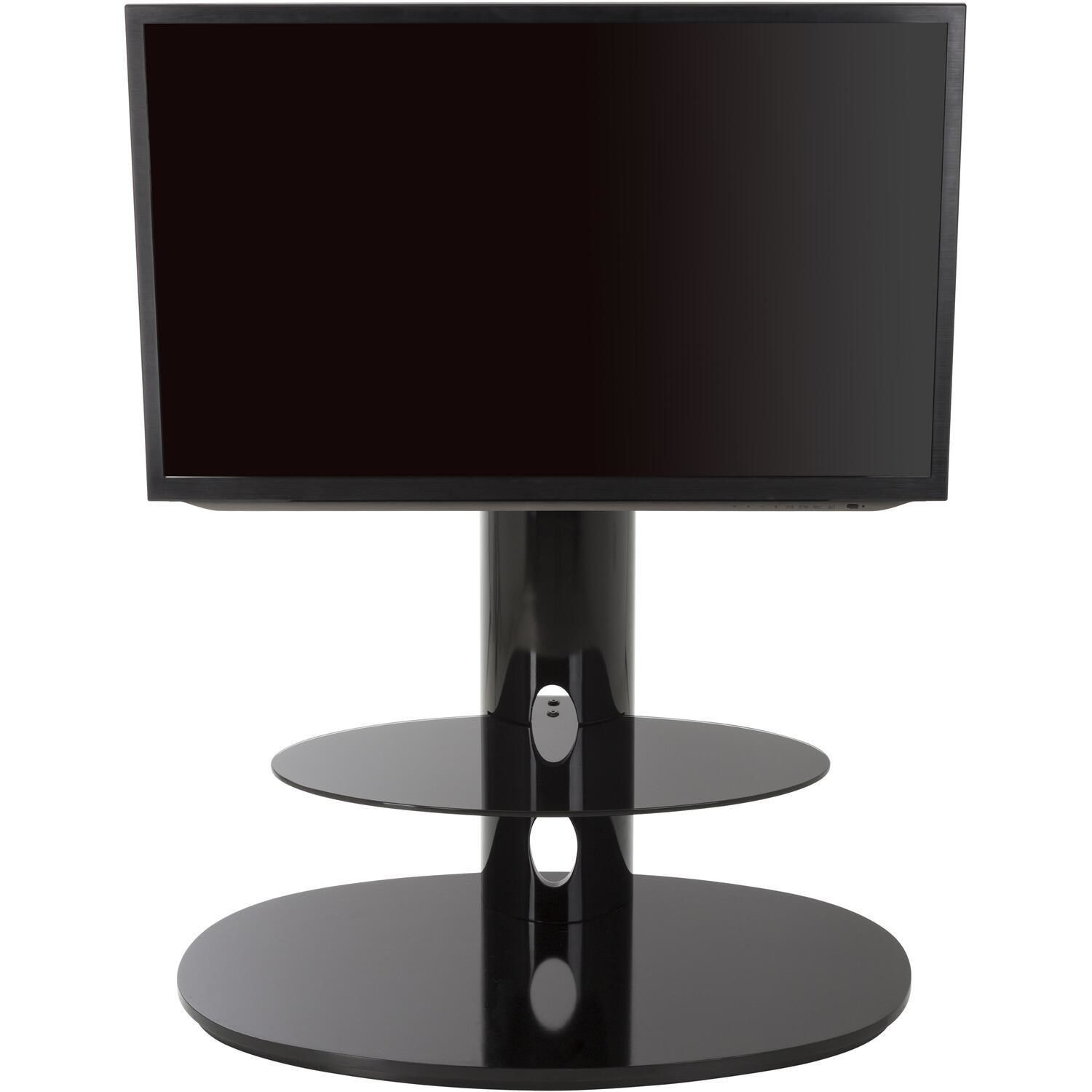Chepstow Affinity Oval Pedestal Tv Stand 930 Black / Black Within Black Oval Tv Stand (View 1 of 15)