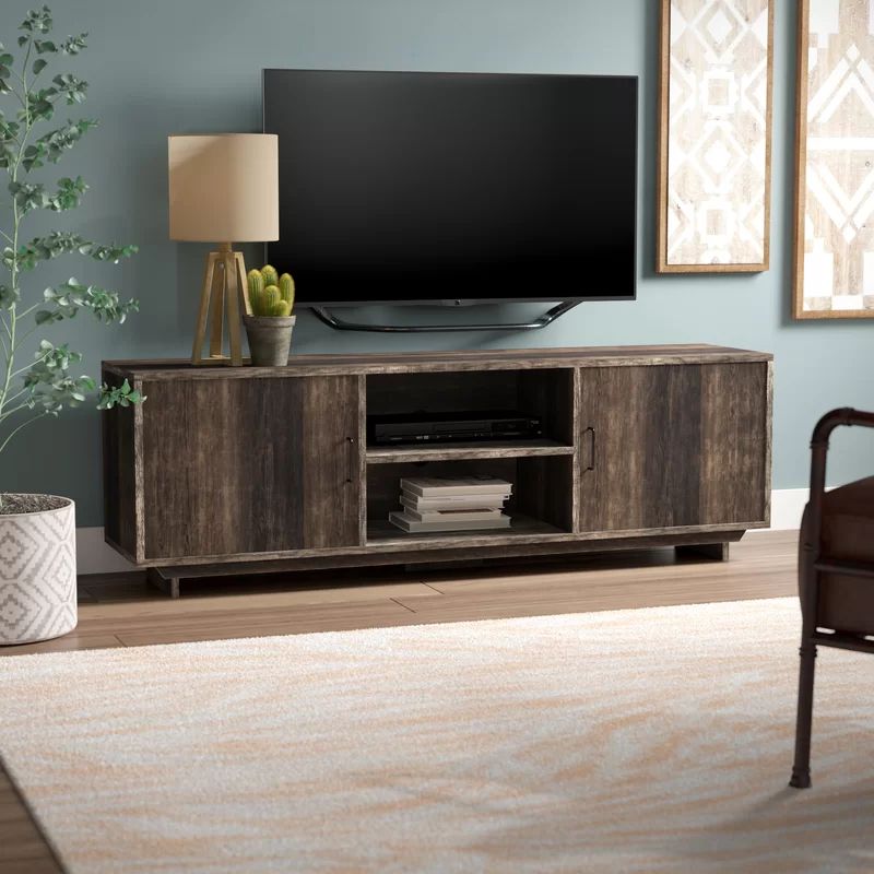 Cheriton Tv Stand For Tvs Up To 70" | Solid Wood Tv Stand Within Miconia Solid Wood Tv Stands For Tvs Up To 70" (View 2 of 15)