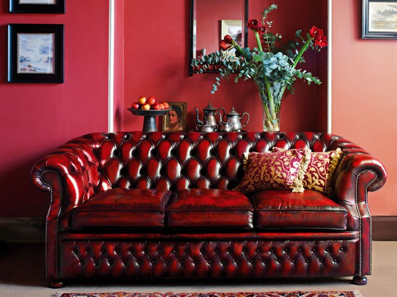 Chesterfield Sofa – Graham – Fleming & Howland – Leather In Cromwell Modular Sectional Sofas (View 11 of 15)