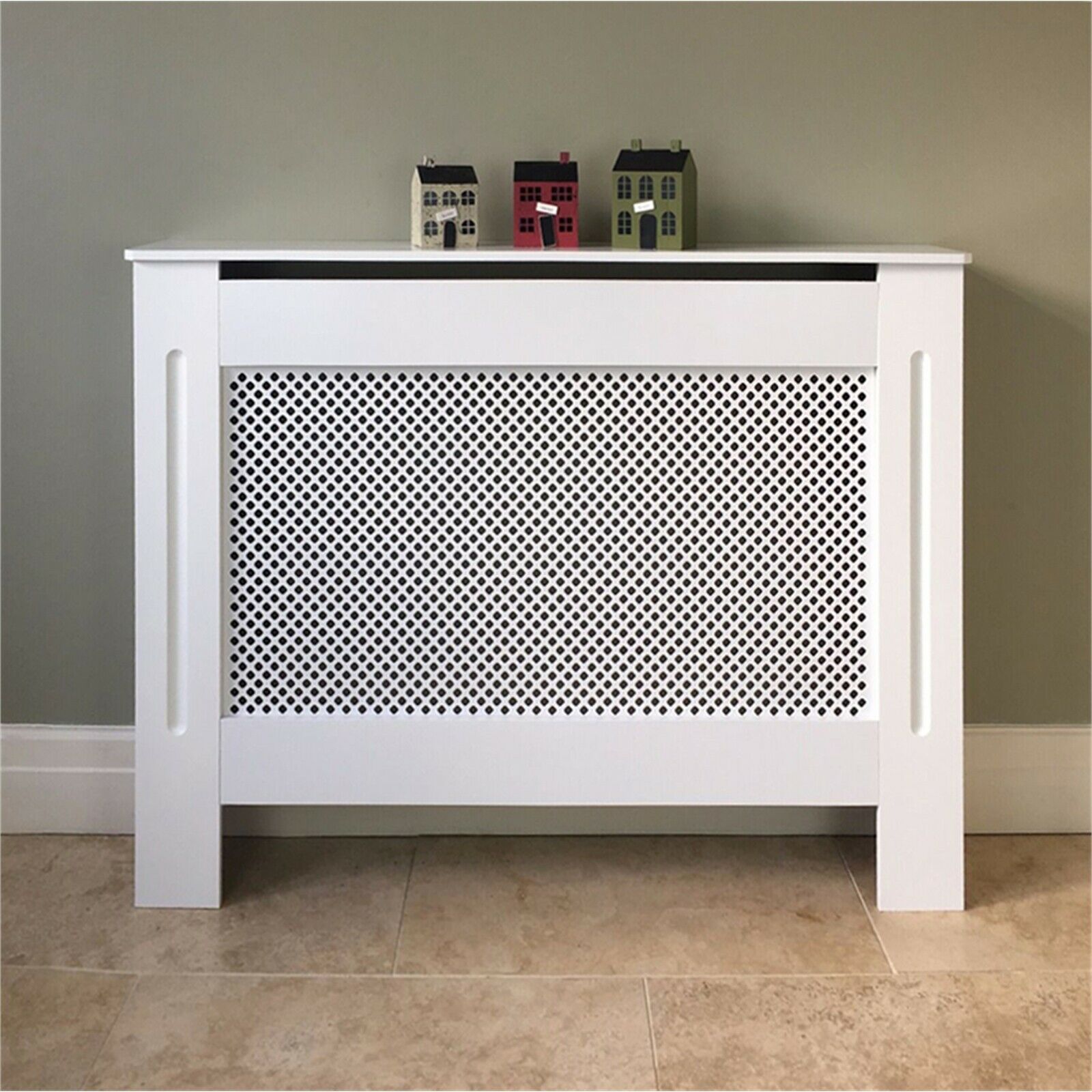 Chic Free Standing White Wooden Mdf Radiator Heater Cover Regarding Radiator Cover Tv Stands (View 8 of 15)