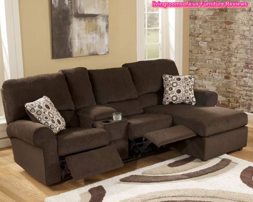 Chocolate L Shaped Sectional Sofa Small Spaces Regarding Owego L Shaped Sectional Sofas (View 3 of 15)
