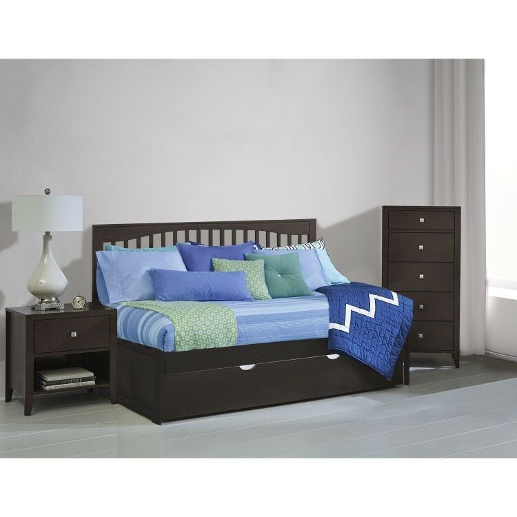 Chocolate Twin Daybed With Trundle Bedroom Sofa Bed Modern Inside Twin Nancy Sectional Sofa Beds With Storage (View 7 of 15)