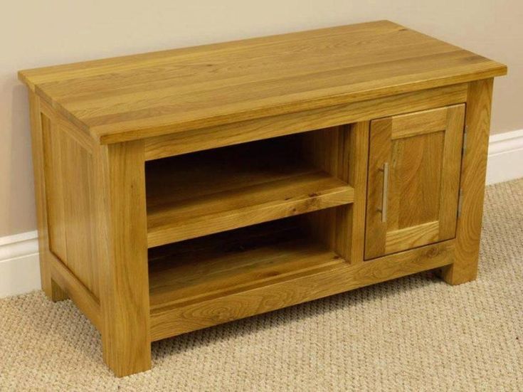 Chunky Oak Tv Unit | Small Tv Unit, Small Tv Cabinet, Oak For Chunky Tv Cabinets (View 8 of 15)