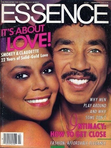 Claudette & Smokey Robinson On The Cover Of Essence, 1982 Inside Lisa Marie Tv Stands For Tvs Up To 65" (Photo 12 of 15)