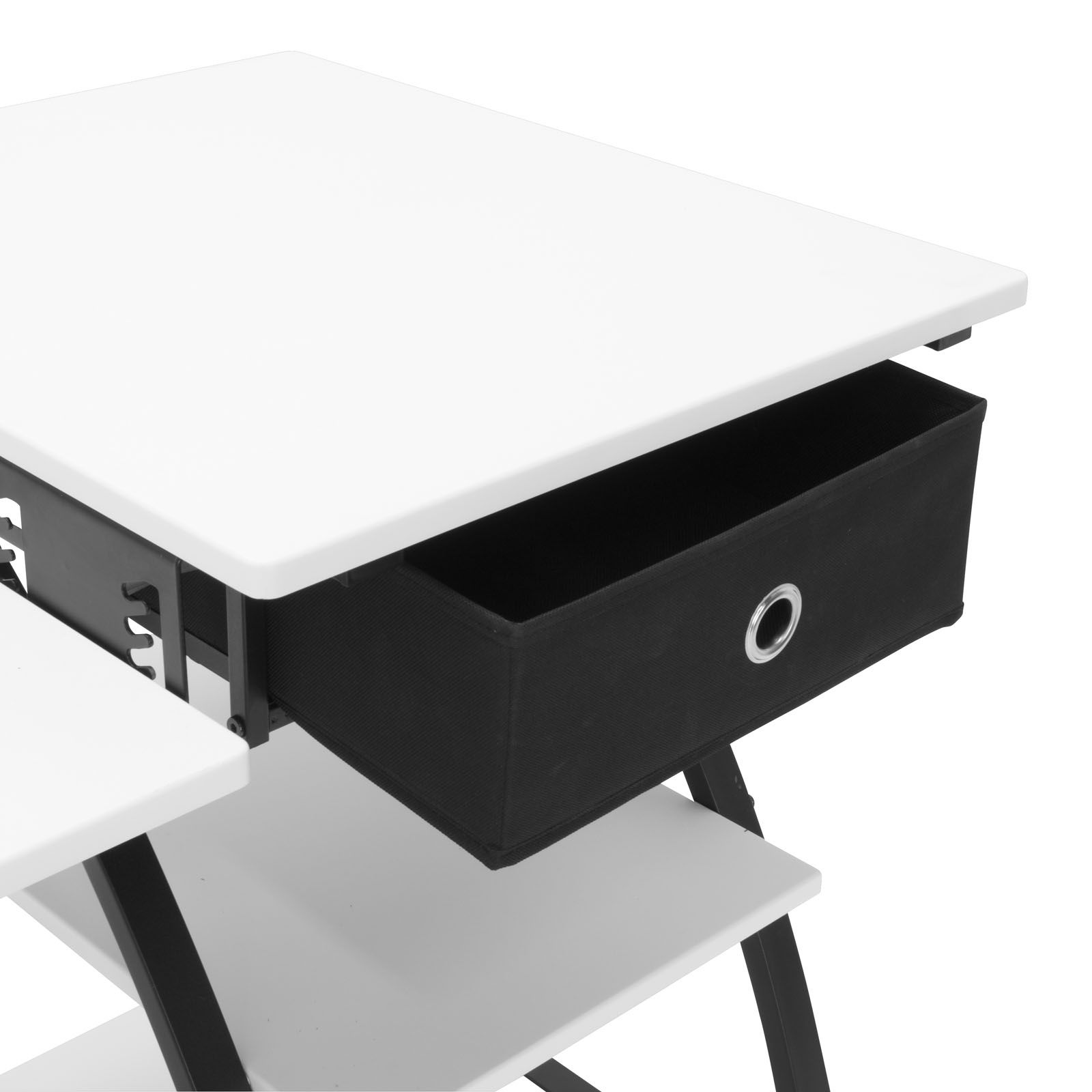 Comet Hobby / Sewing Machine Desk In Black / White – Item In Comet Tv Stands (Photo 12 of 15)