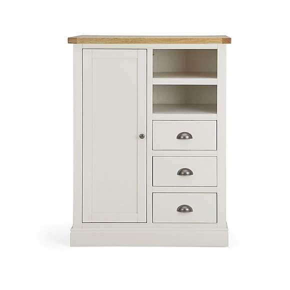 Compton Ivory Mini Wardrobe | Wooden Wardrobe, Wardrobe Throughout Compton Ivory Large Tv Stands (View 7 of 15)