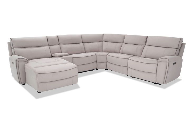Contempo 6 Piece Power Reclining Right Arm Facing Regarding Contempo Power Reclining Sofas (View 2 of 15)