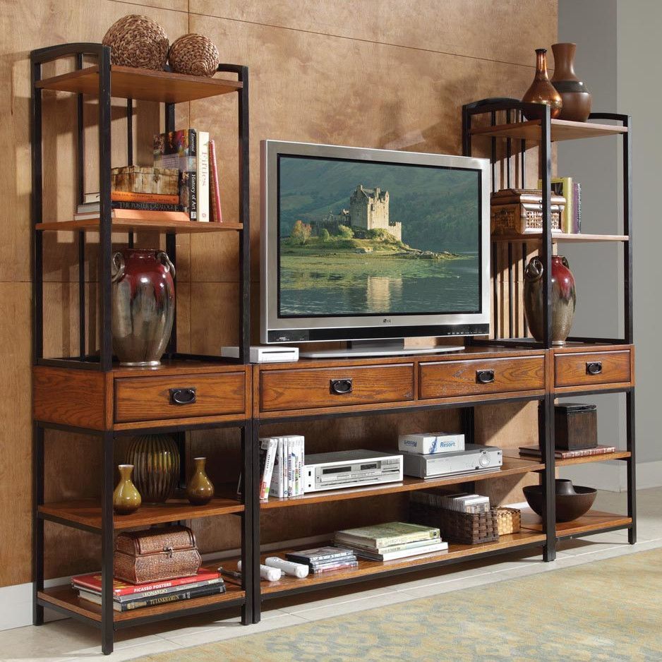 Contemporary Flat Screen Tv Stands With Teak Shelves And With Regard To Unique Tv Stands For Flat Screens (View 5 of 15)
