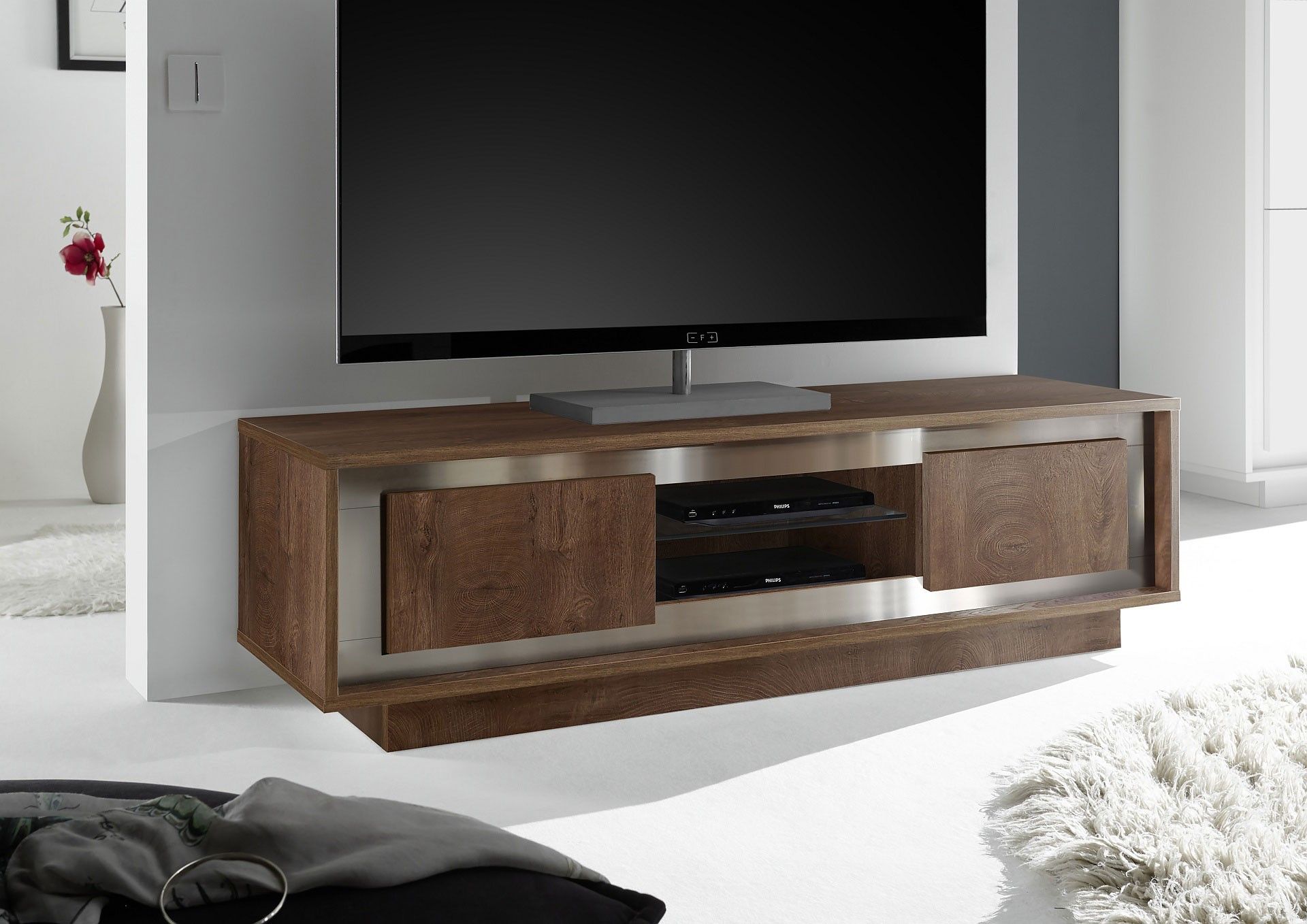 Contemporary Styled Tv Console Made In Italy Palo Alto Intended For Modern Tv Stands (Photo 1 of 15)
