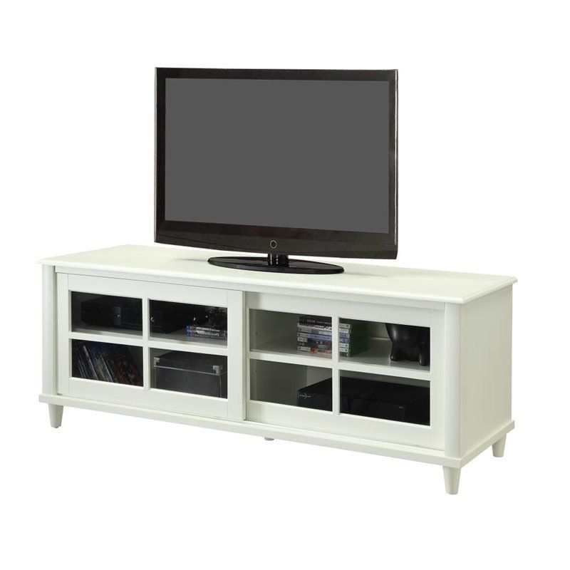 Convenience Concepts French Country 60" Tv Stand In White Inside French Country Tv Cabinets (Photo 6 of 15)