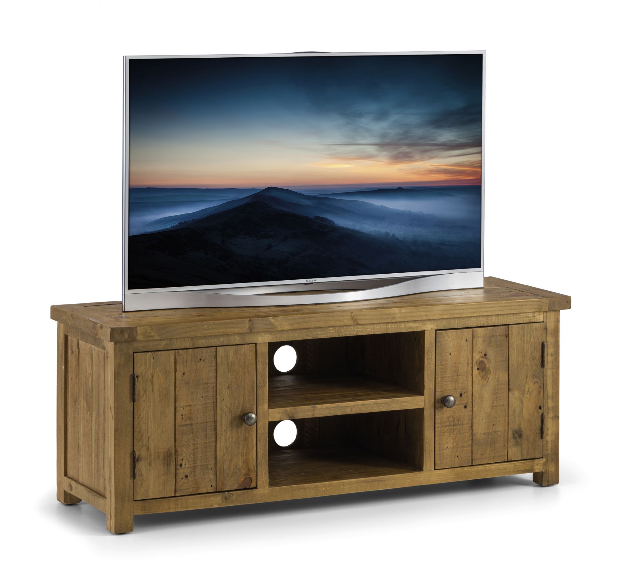 Cordoba Solid Reclaimed Pine Large Widescreen Tv Unit Jb42 Throughout Cordoba Tv Stands (View 2 of 15)