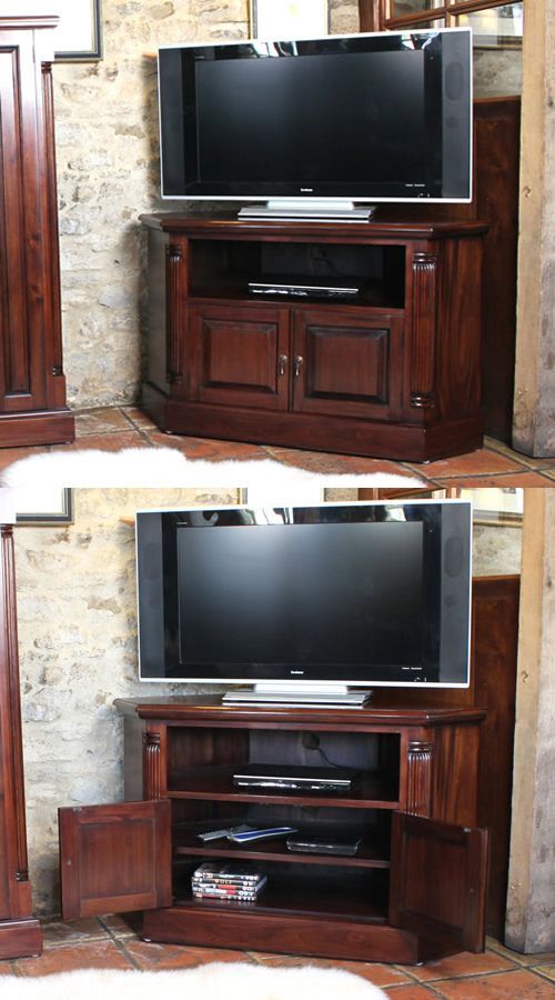 Corner Tv Cabinet – La Roque | Corner Tv Cabinets, Living Throughout Low Corner Tv Cabinets (Photo 3 of 15)