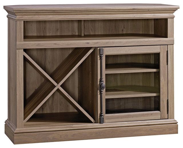 Corner Tv Stand, Cabinet With Glass Door And Removable Within Zena Corner Tv Stands (Photo 12 of 15)