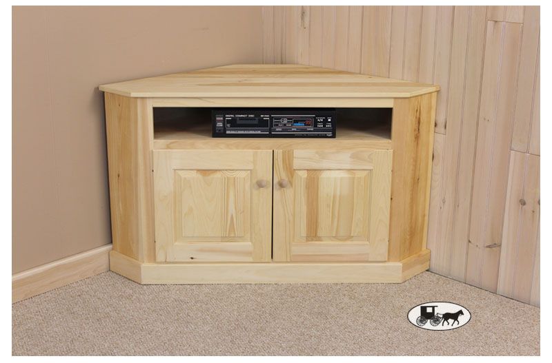 Corner Tv Stand – The Wood Carte – Real Wood Furniture With Maple Tv Stands For Flat Screens (Photo 12 of 15)