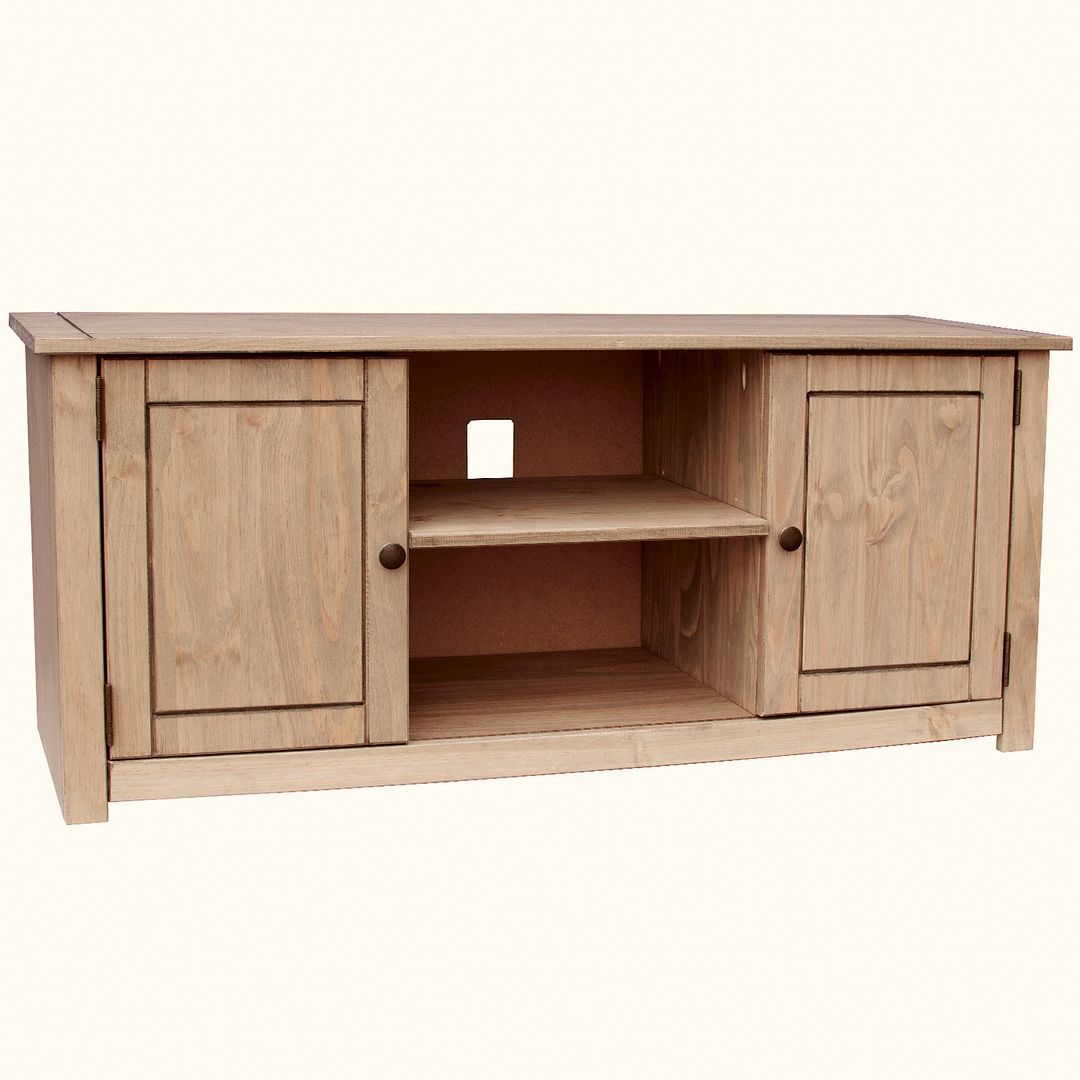 Corona Panama Tv Cabinet Media Dvd Unit Solid Pine Wood Throughout Panama Tv Stands (View 7 of 15)