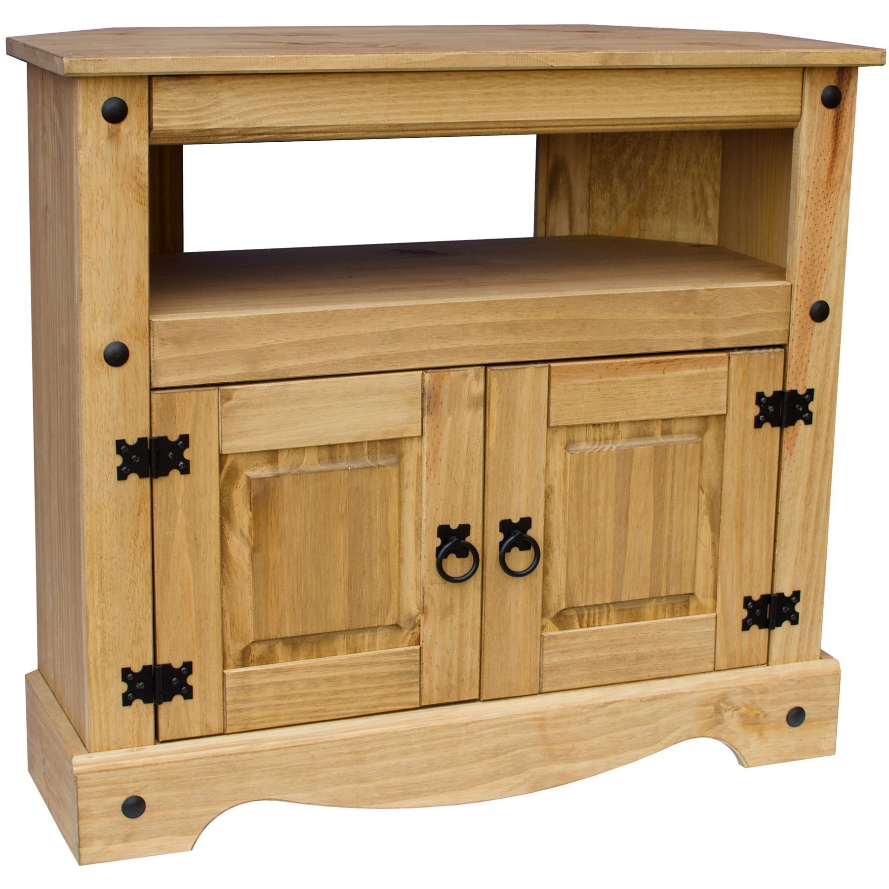 Corona Panama Tv Cabinet Media Dvd Unit Solid Pine Wood With Rustic Pine Tv Cabinets (View 7 of 15)